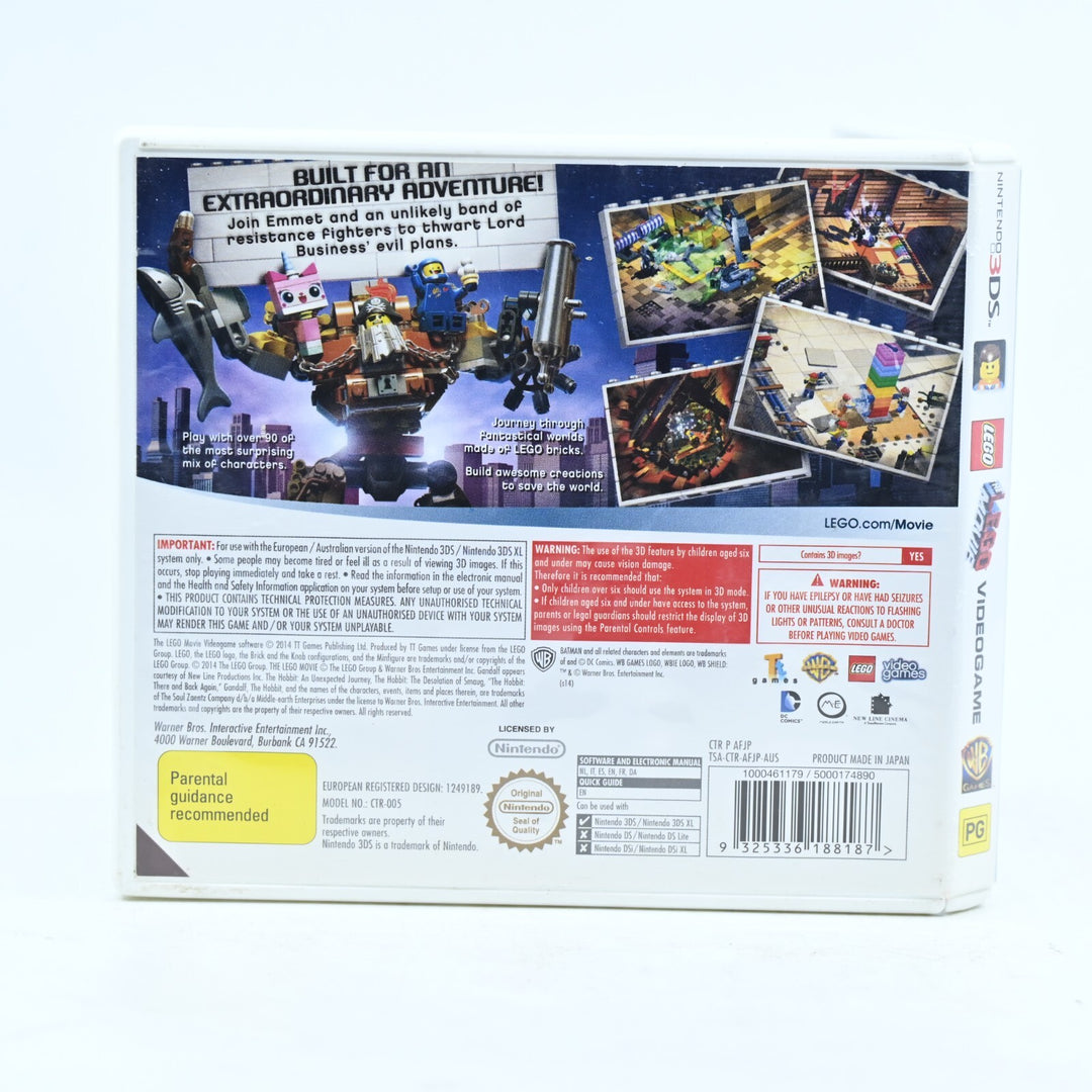 The Lego Movie Videogame - Nintendo 3DS Game - PAL + Manual - FREE POST!
