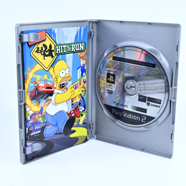 The Simpsons Hit & Run - Sony Playstation 2 / PS2 Game + Manual - PAL