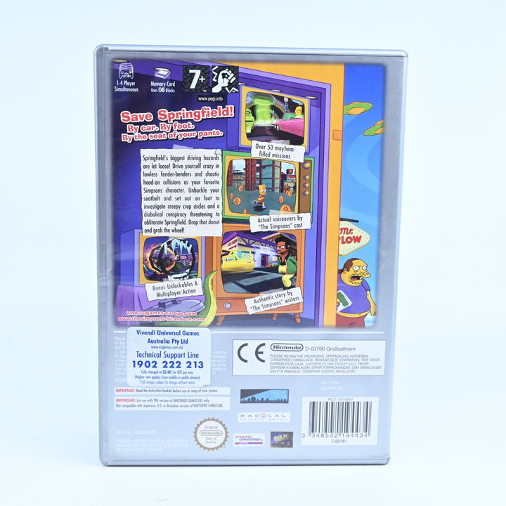The Simpsons: Hit & Run - Nintendo Gamecube Game + Manual - PAL - FREE POST!