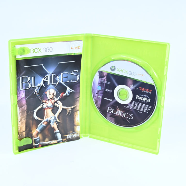 X Blades - Xbox 360 Game + Manual - PAL - MINT DISC!