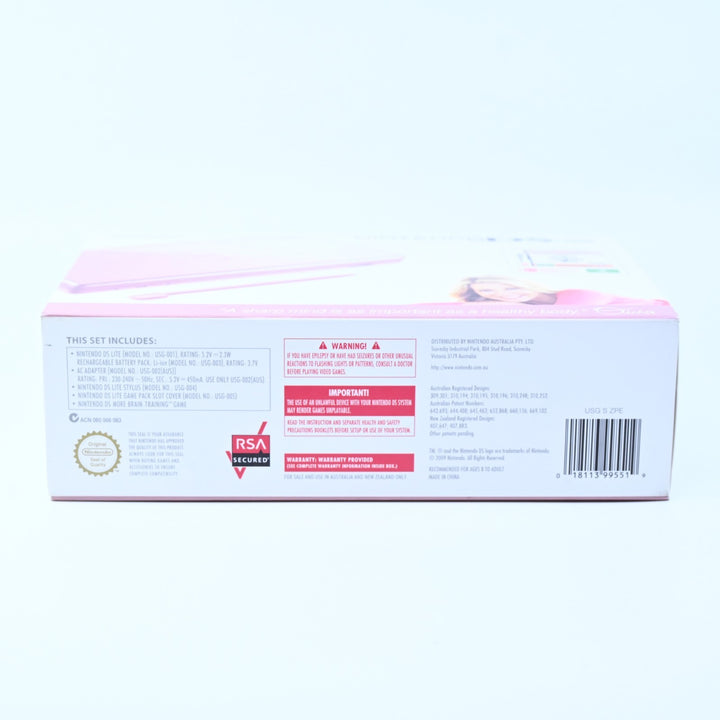 UNUSED! Australian Exclusive Olivia Newton John - Nintendo DS Lite Boxed Console