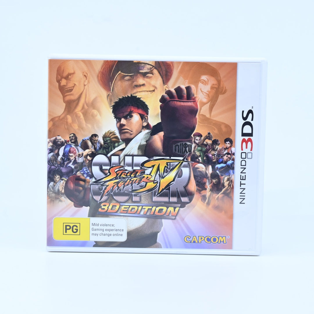 Super Street Fighter IV 4: 3D Edition - Nintendo 3DS Game - PAL + Manual