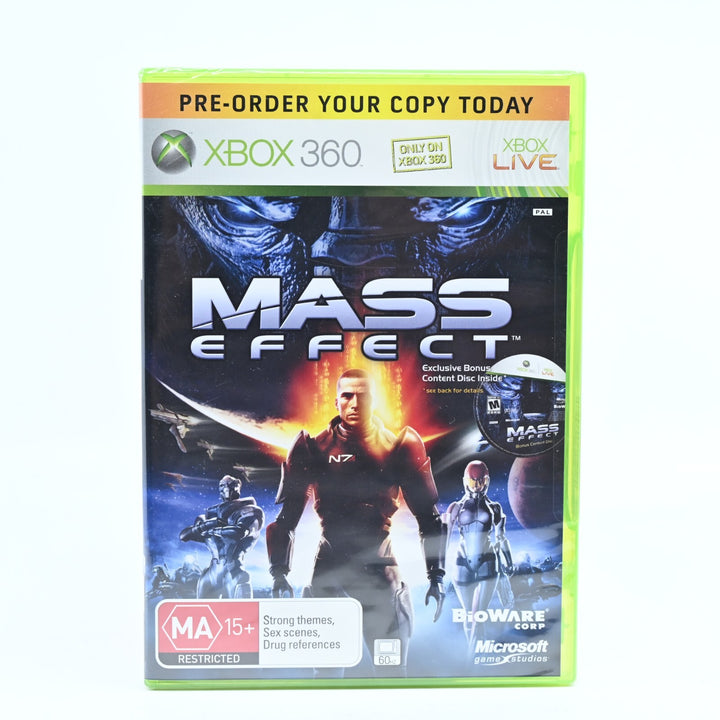 SEALED! Mass Effect Pre-Order Bonus Content Disc - Xbox 360 - DVD - PAL