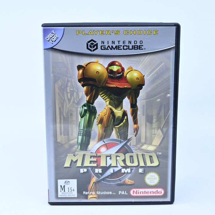 Metroid Prime - Nintendo Gamecube Game + Manual - PAL - FREE POST!