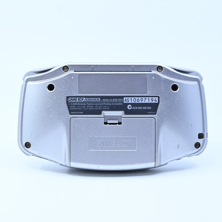 AGB-001 Silver - Nintendo Gameboy Advance Console - FREE POST!