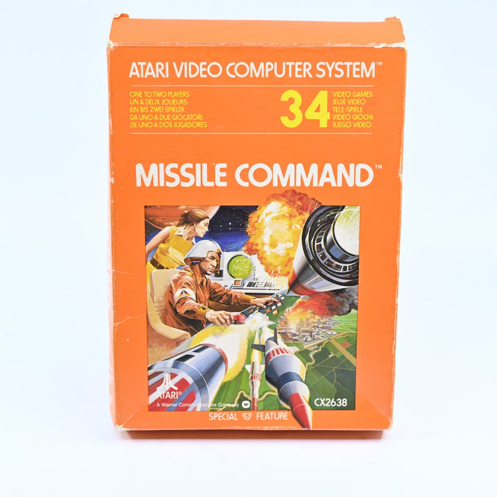 Missile Command - Atari 2600 Boxed Game + Manual - PAL - FREE POST!