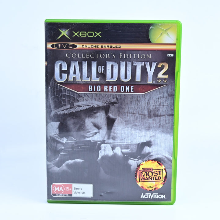 Call of Duty 2: Big Red One Collectors Edition - Original Xbox Game + Manual