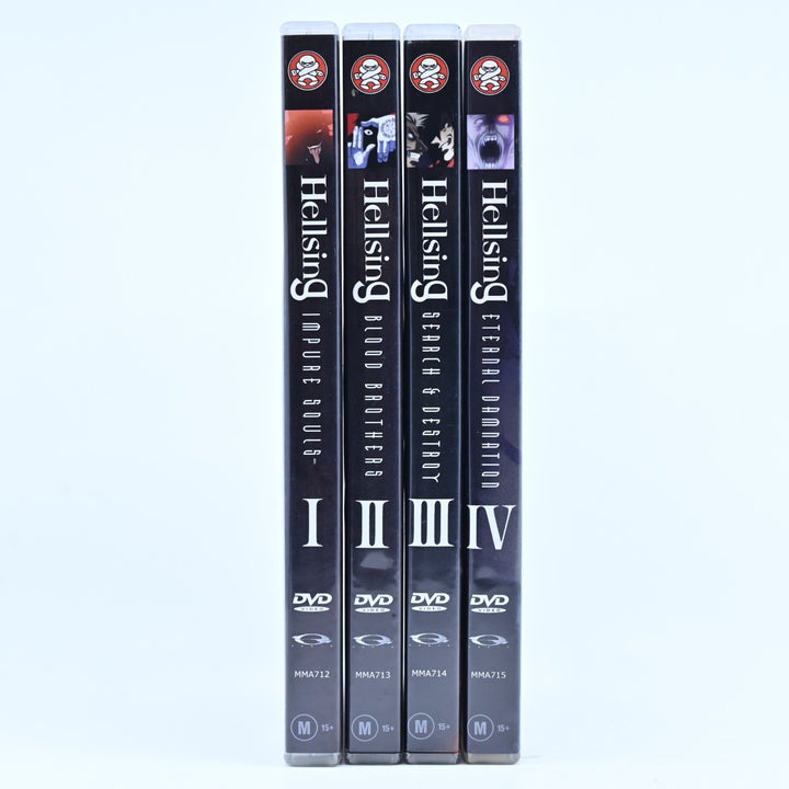 Hellsing - Volumes 1 to 4 Complete - Region 4 - Anime DVDs
