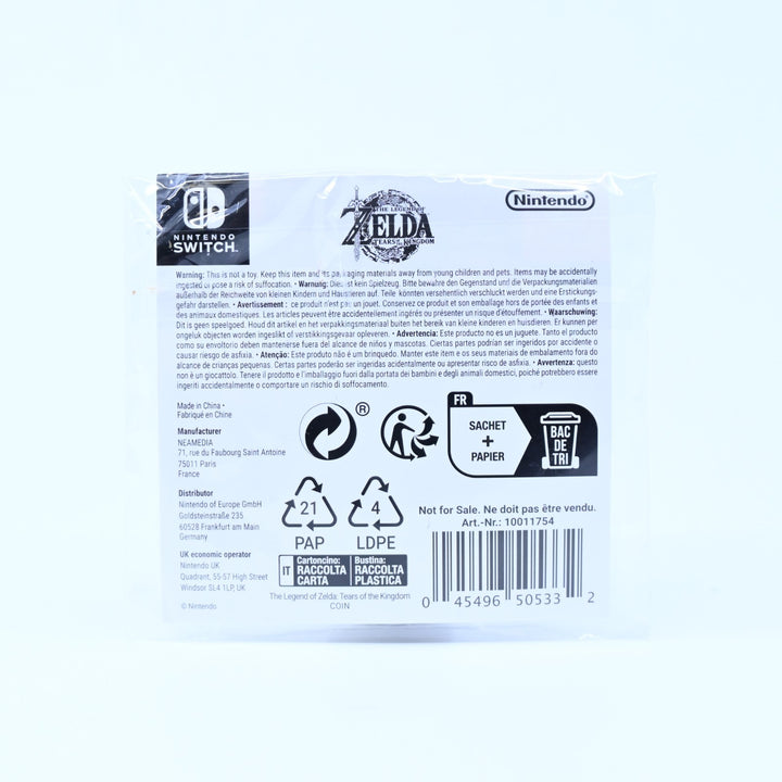 Legend of Zelda: Tears of the Kingdom - Collectors Coin - Pre-order Bonus - Toy