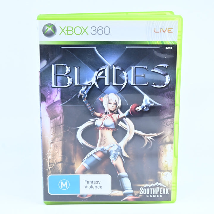 X Blades - Xbox 360 Game + Manual - PAL - MINT DISC!