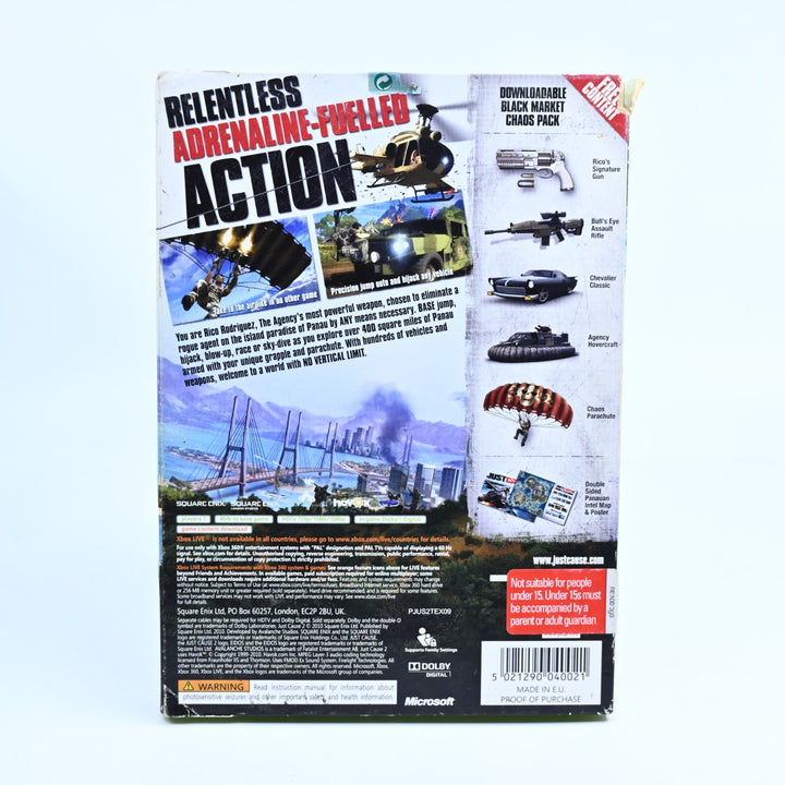 Just Cause 2 - Limited Edition - Xbox 360 Game + Manual - PAL - MINT DISC!