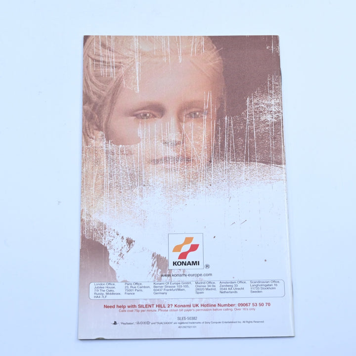Silent Hill 2 - Sony Playstation 2 / PS2 Game + Manual - PAL - MINT DISC!
