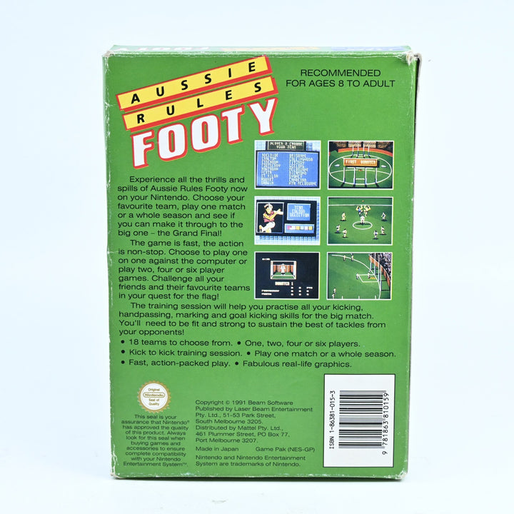 Aussie Rules Footy - Nintendo Entertainment System / NES Boxed Game - PAL