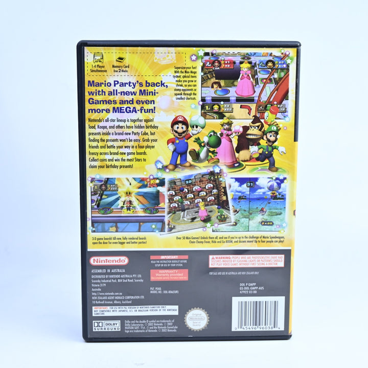 Mario Party 4 - Nintendo Gamecube Game + Manual - PAL - FREE POST!