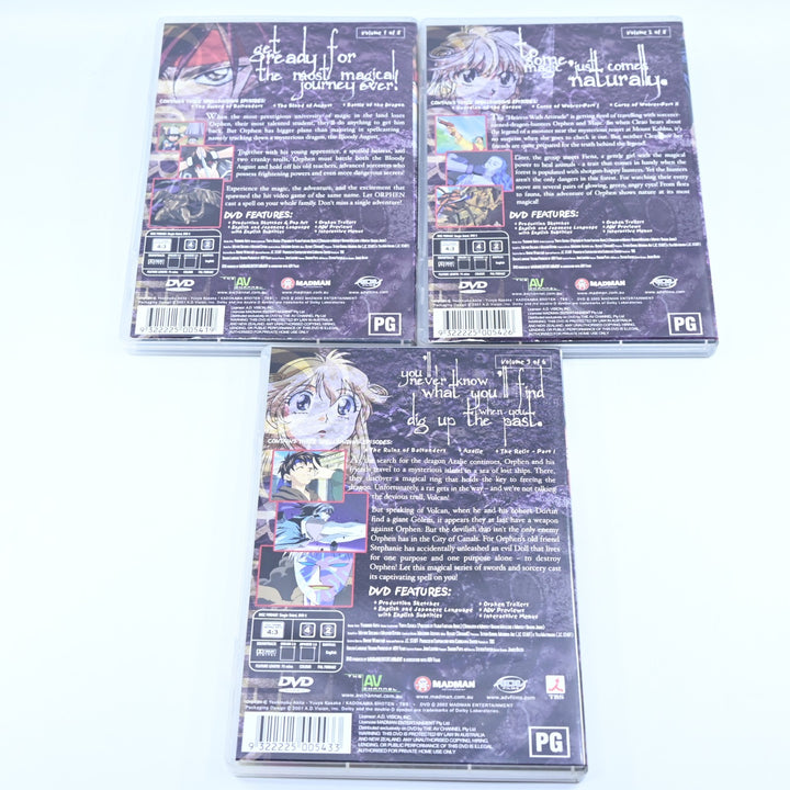 Orphen - Volumes 1 to 6 Complete - Region  2/4 - Anime DVDs
