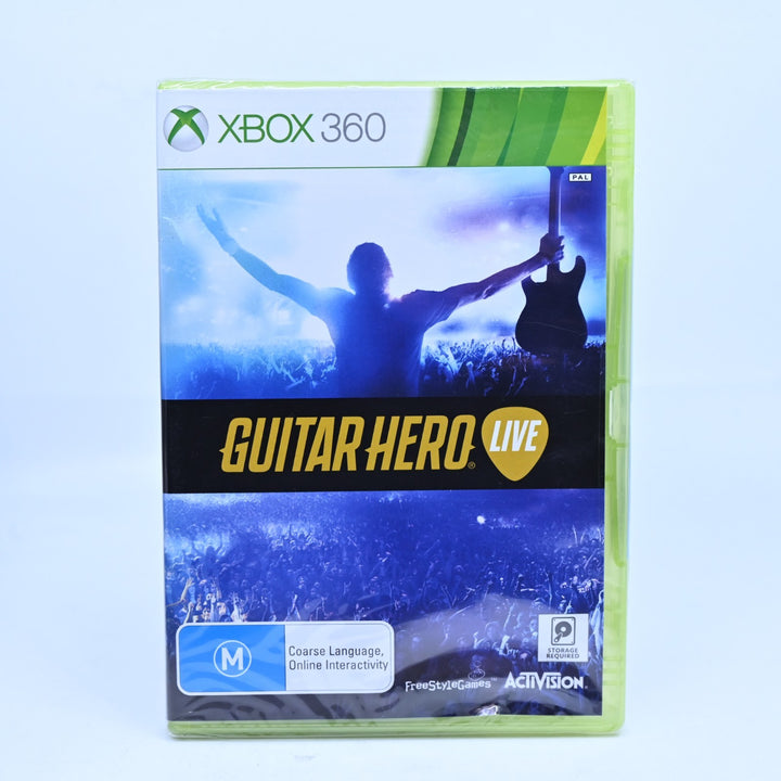 SEALED! Guitar Hero Live - Xbox 360 Game + Manual - PAL - MINT DISC!