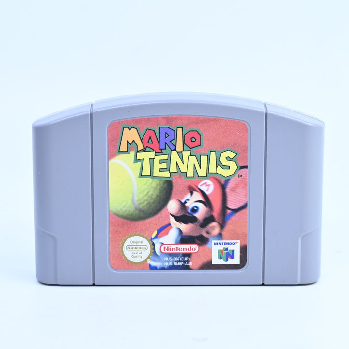 MINT! Mario Tennis - N64 / Nintendo 64 Game - PAL - FREE POST!