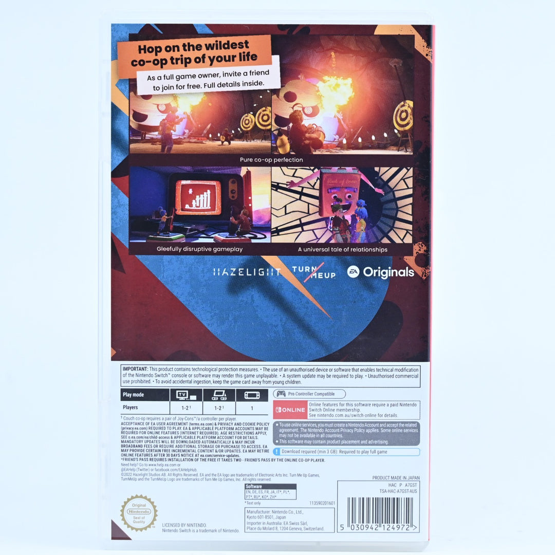 It Takes Two - Nintendo Switch Game - FREE POST!