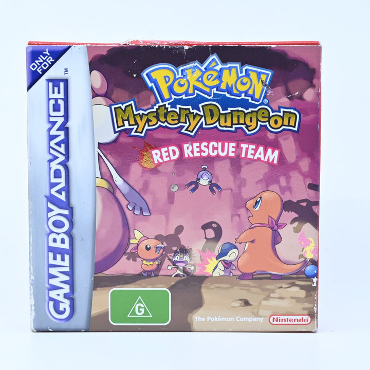 Pokemon Mystery Dungeon Red Rescue Team - GBA Boxed Game