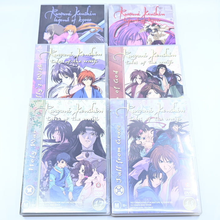 Rurouni Kenshin - Volumes 1 to 22 Complete - Region  4 - Anime DVDs