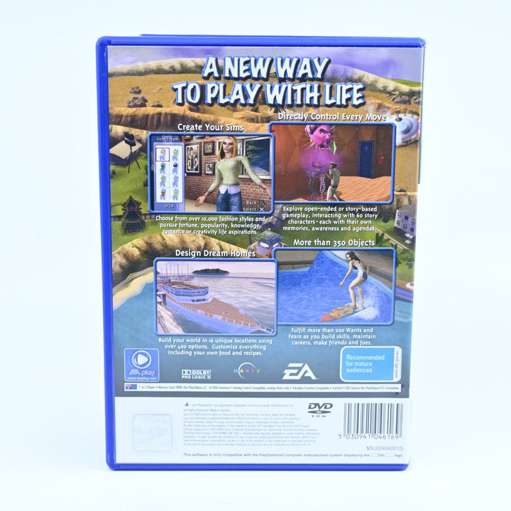 The Sims 2 - Sony Playstation 2 / PS2 Game - No Manual - PAL - MINT DISC!