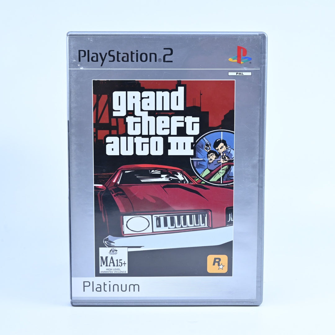 Grand Theft Auto III 3 - Sony Playstation 2 / PS2 Game + Manual - No Map - PAL