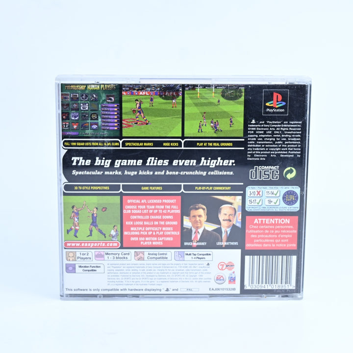 AFL 99 - Sony Playstation 1 / PS1 Game + Manual - PAL - MINT DISC!