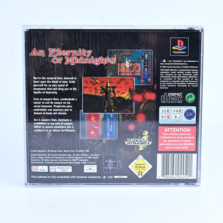 Blood Omen: Legacy of Kain - Sony Playstation 1 / PS1 Game + Manual - PAL