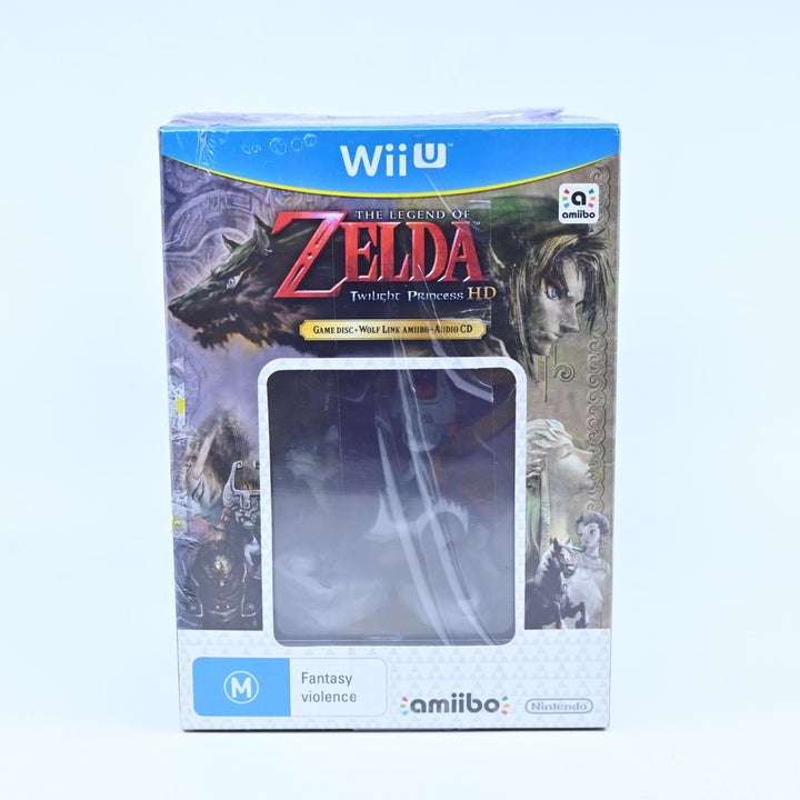 The Legend of Zelda: Twilight Princess + Wolf Link Amiibo - Nintendo Wii U Game