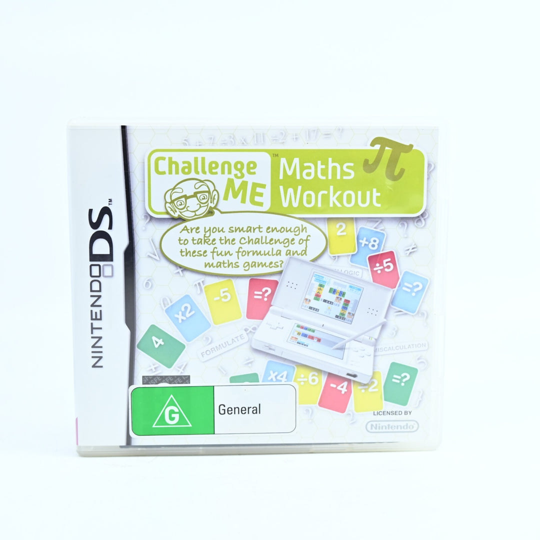 Challenge Me: Maths Workout - Nintendo DS Game - PAL + Manual - FREE POST!