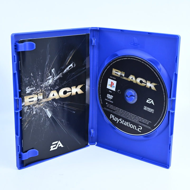 Black - Sony Playstation 2 / PS2 Game + Manual - PAL - MINT DISC!