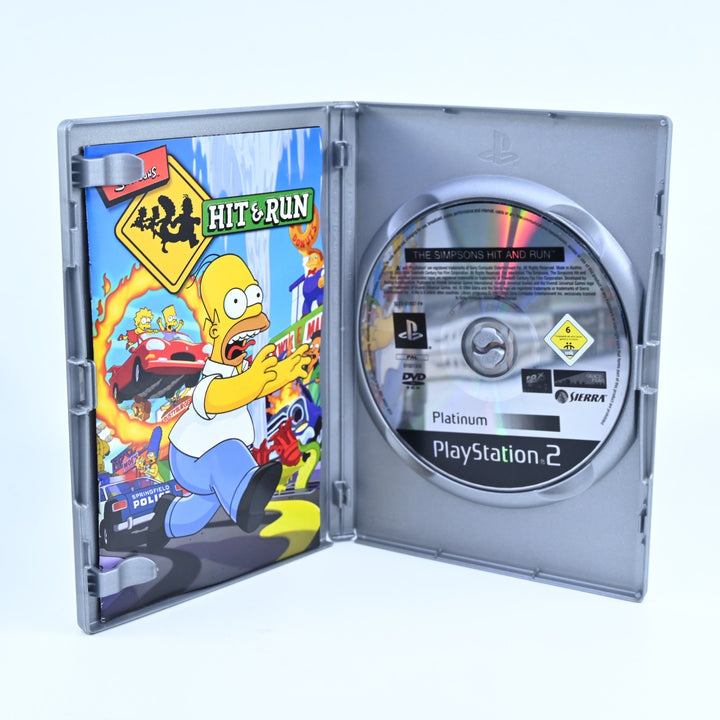 The Simpsons Hit & Run - Sony Playstation 2 / PS2 Game + Manual - PAL