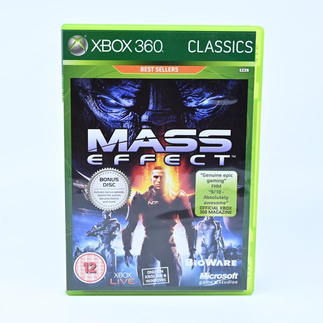 Mass Effect - Xbox 360 Game + Manual - PAL - MINT DISC!