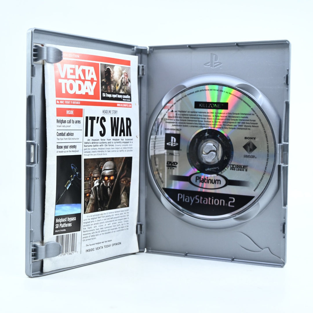 Killzone - Sony Playstation 2 / PS2 Game + Manual - PAL - NEAR MINT DISC