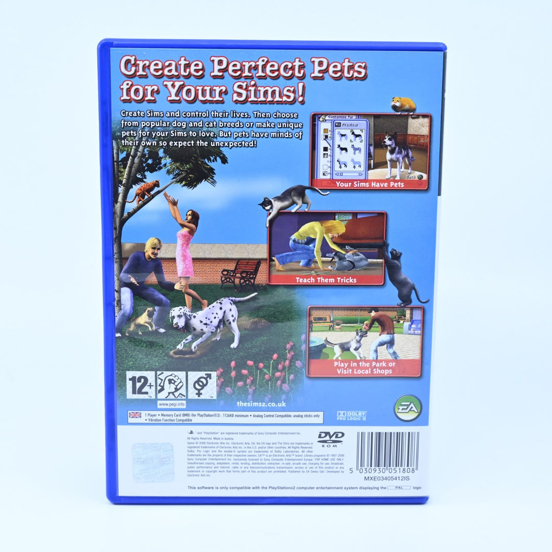 The Sims 2 Pets - Sony Playstation 2 / PS2 Game + Manual - MINT DISC!