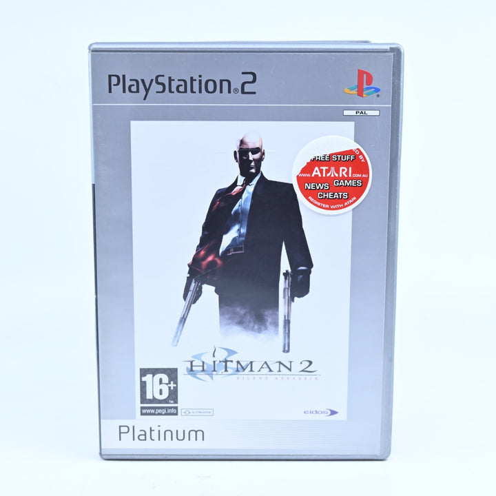Hitman 2: Silent Assassin - Sony Playstation 2 / PS2 Game + Manual - PAL