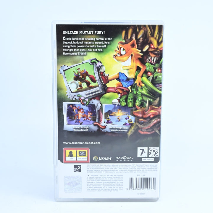 Crash: Mind Over Mutant - Sony PSP Game + Manual - FREE POST!