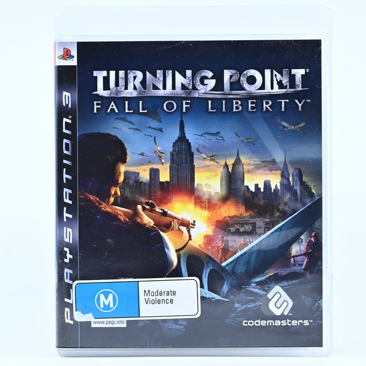 Turning Point: Fall of Liberty - Sony Playstation 3 / PS3 Game + Manual