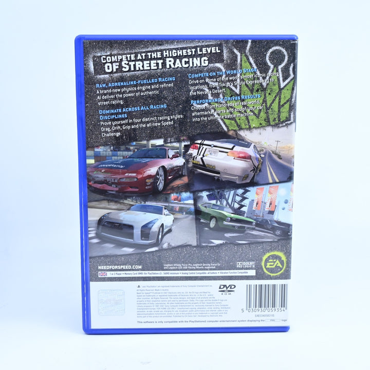 Need for Speed: ProStreet - Sony Playstation 2 / PS2 Game + Manual - PAL