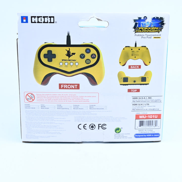 Pokken Tournament Pro Pad Pikachu Edition - Hori - Nintendo Wii U Accessory
