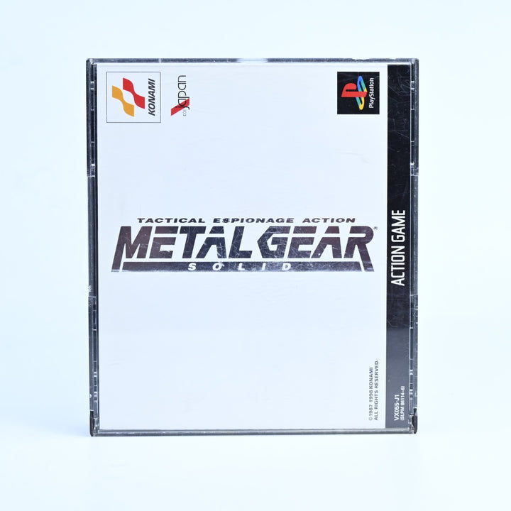 Metal Gear Solid - Sony Playstation 1 / PS1 Game + Manual - NTSC-J - MINT DISC!