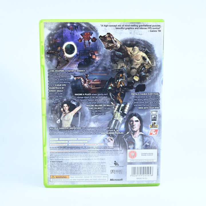 Prey - Xbox 360 Game + Manual - PAL - MINT DISC!