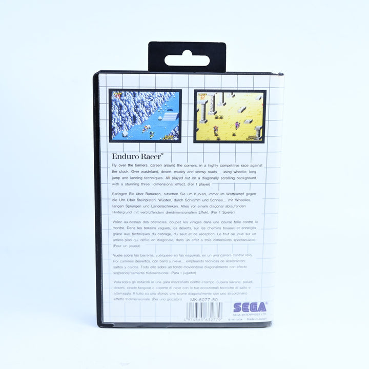 Enduro Racer - Sega Master System Game + Manual - PAL - FREE POST!