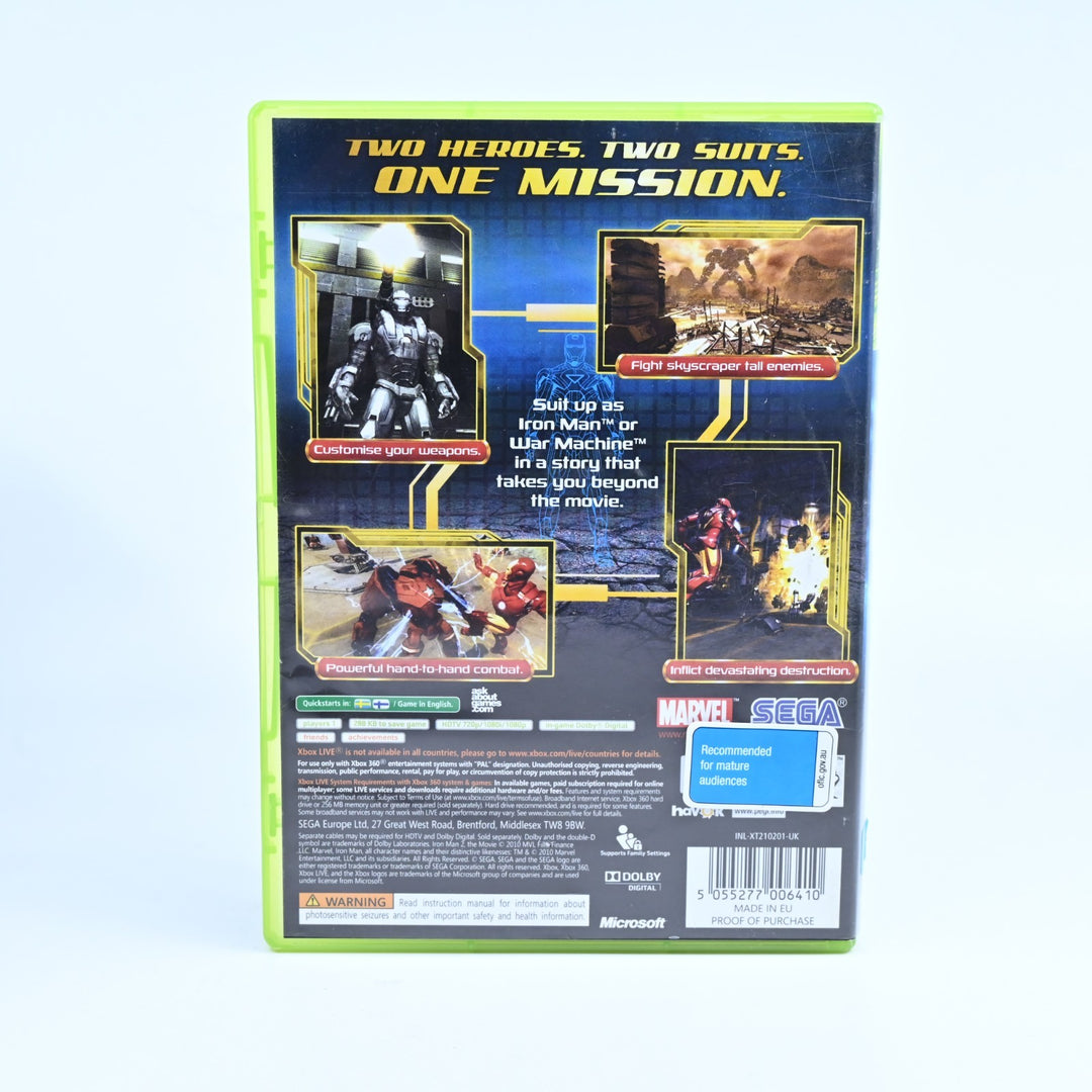 Iron Man 2 - Xbox 360 Game + Manual - PAL - MINT DISC!