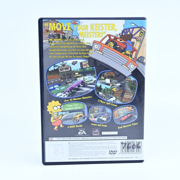 The Simpsons: Road Rage - Sony Playstation 2 / PS2 Game + Manual - PAL