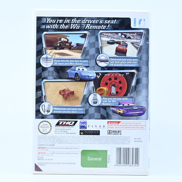 Disney Pixar: Cars - Nintendo Wii Game - PAL - MINT DISC! No Manual