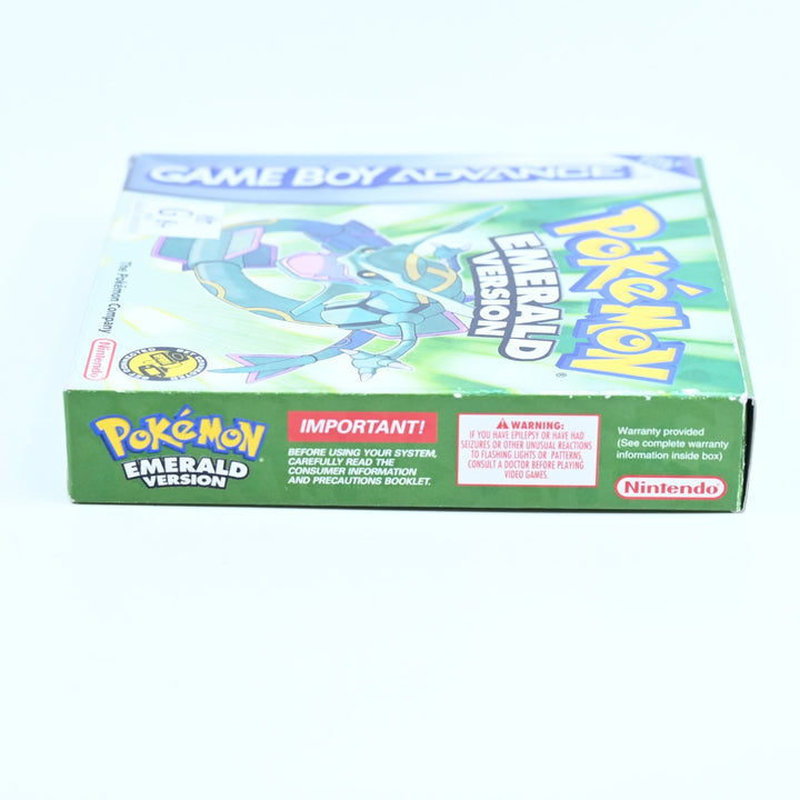 Pokemon Emerald Version - GBA Boxed Game - PAL - FREE POST! ORIGINAL BAGGIE!