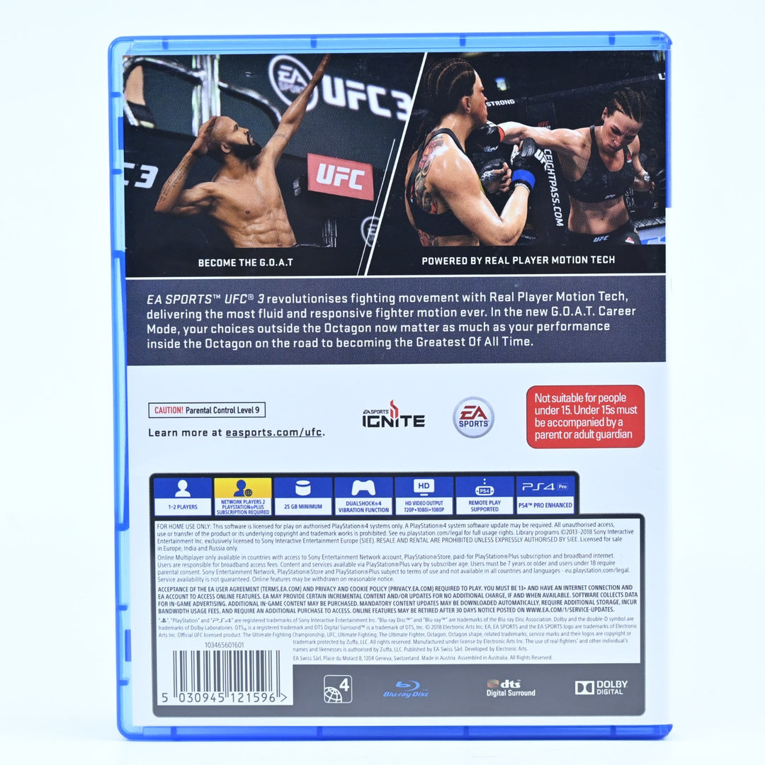 EA Sports: UFC 3 - Sony Playstation 4 / PS4 Game - FREE POST!