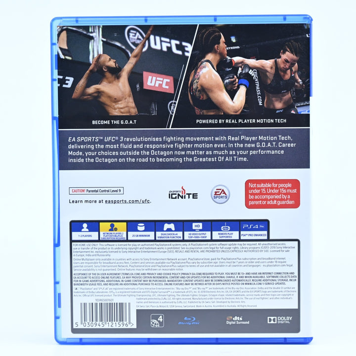 EA Sports: UFC 3 - Sony Playstation 4 / PS4 Game - FREE POST!