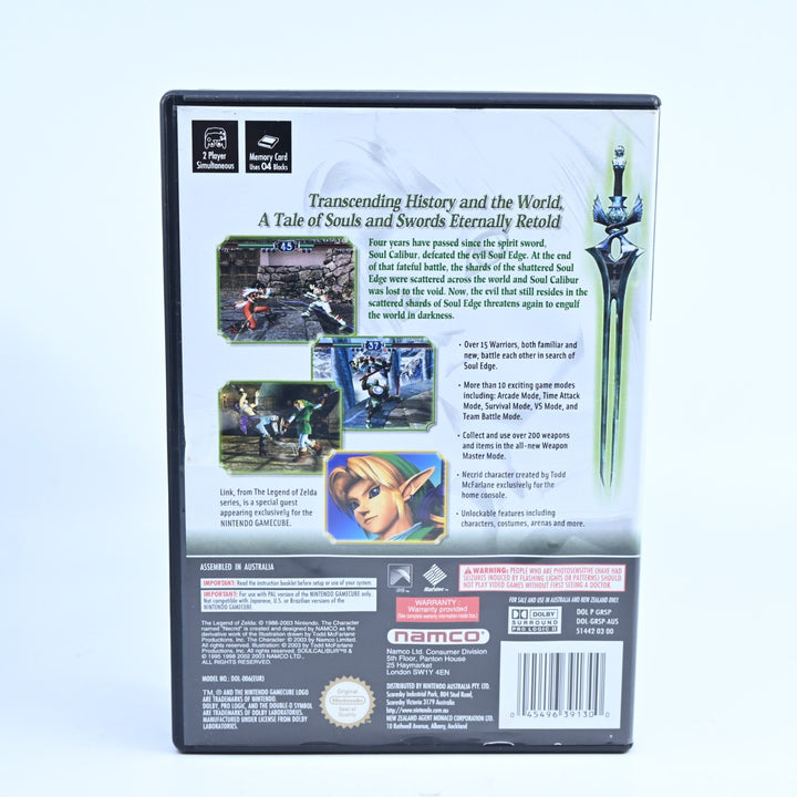 SoulCalibur II - Nintendo Gamecube Game + Manual - PAL - Soul Calibur II